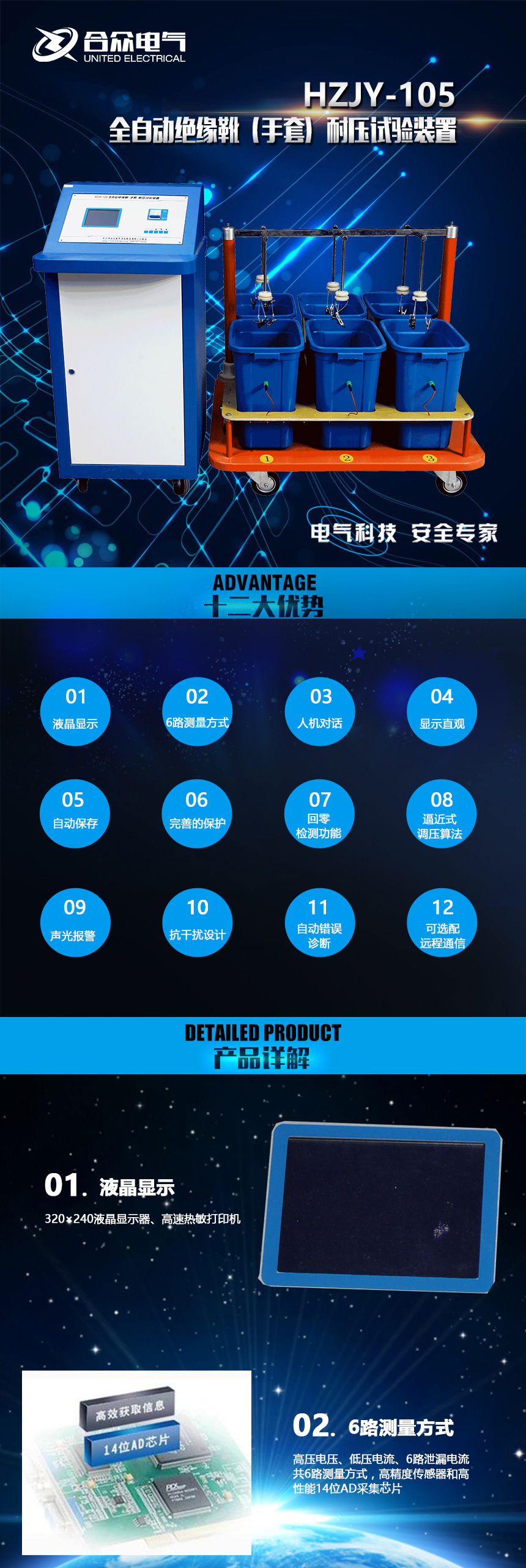 HZJY-105全自動絕緣靴（手套）耐壓試驗(yàn)裝置